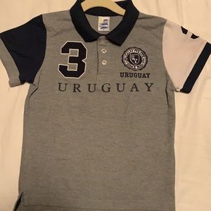 Olé Olé Uruguay Polo Boys Kid 4 Shirt